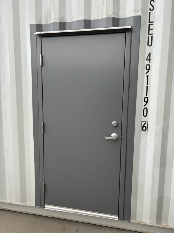 36" x 68" Weld-In Steel Entry Door w/ all hardware